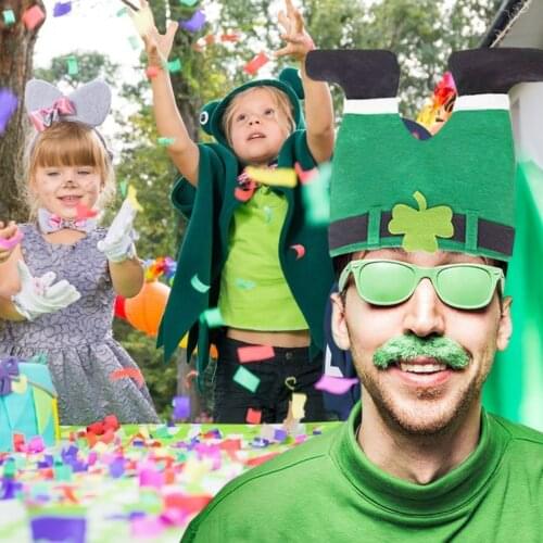 New Coming Funny Easter Hat Non-woven Pants Fashion St Patricks Day Cap Birthday Head Wear Gift Party Decoration