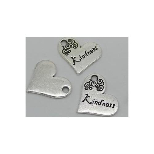 Zinc alloy pendant jewelry accessories diy handmade material charms Peach heart