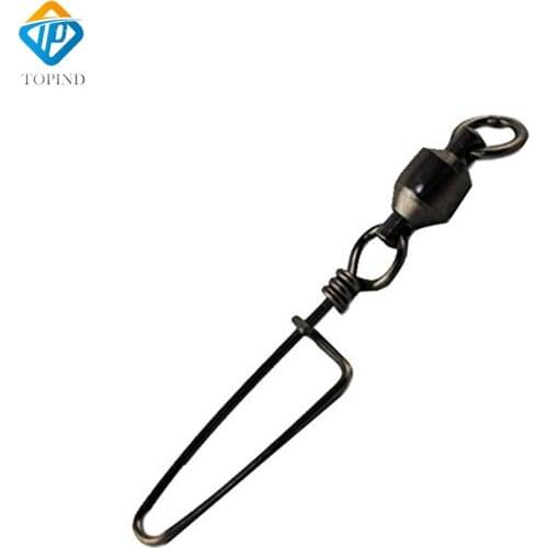 Ball bearing swivel with insurance snap 3