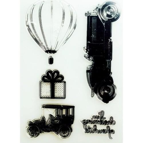 YLCS439 Cars Silicone Clear Stamps For Scrapbooking DIY Photo Album Cards Decoration Craft Transparent Stamp Clear Stamp New