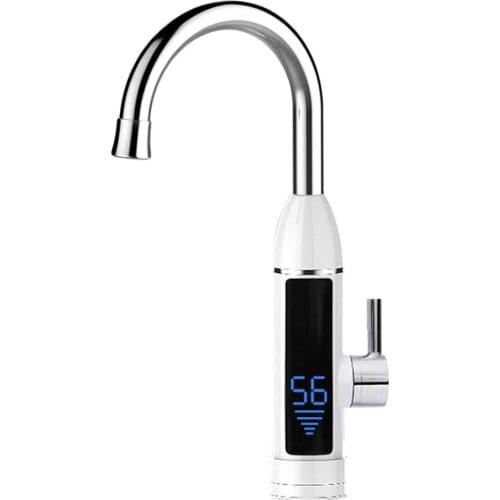 LCD Display Instant Hot Water Tap Digital Electric Faucet 3000W Tankless Kitchen Instant Hot Water Heater Kitchen Faucet
