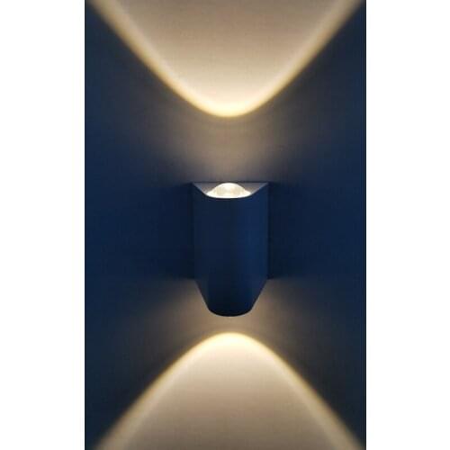 Modern 4W COB LED Wall lamp Aluminum Up Down Indoor Wall Mounted Bedroom Dining Room Corridor Wall light Decor AC85-265V