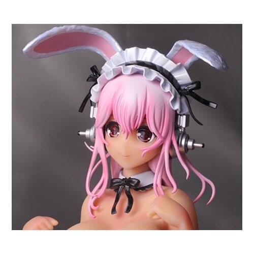 Super Sonico Bunny Girl 1/6 nude anime figure
