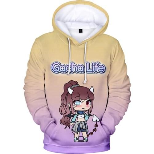 2021 Gacha Life 3D Printing Hoodies Men/Women Sweatshirt Pullover Streetwear Hip Hop Casual Autumn Winter Unisex Clothing