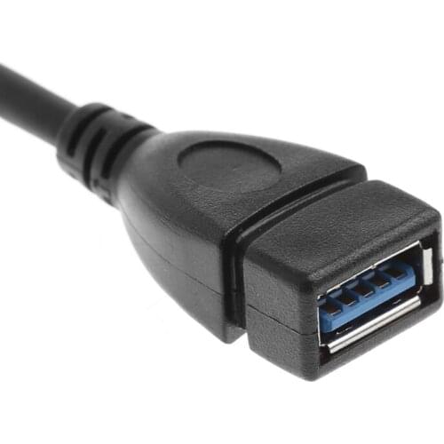 USB 3.0 A Left/Right Angle 90 Degree Male To Female Adapter Cable Extension Cord