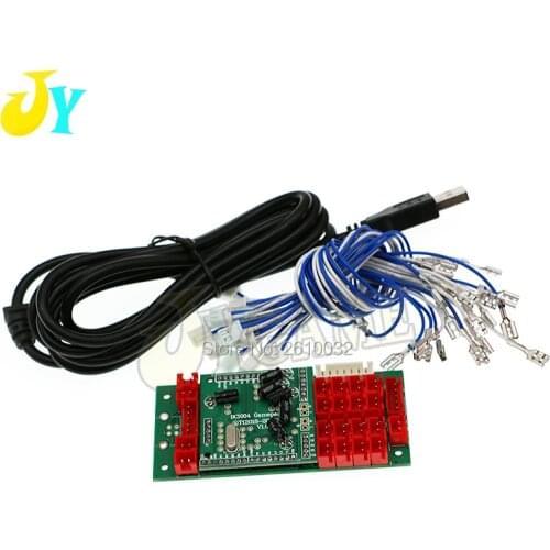 1 set PC and XBOX360 USB Encoder To 1 joystick +12 buttons DIY Joystick Controller With USB Cable Button Wires