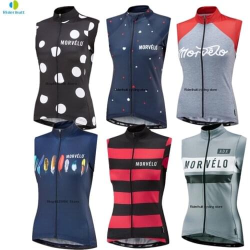Morvelo New Women cycling jersey 2019 Mountain Bike sleeveless jersey Maillot Bicycle downhill vest Cycling Clothing