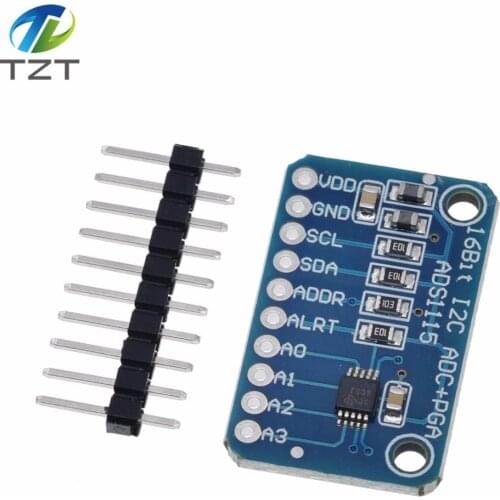 16 Bit I2C ADS1115 Module ADC 4 channel with Pro Gain Amplifier for Arduino RPi