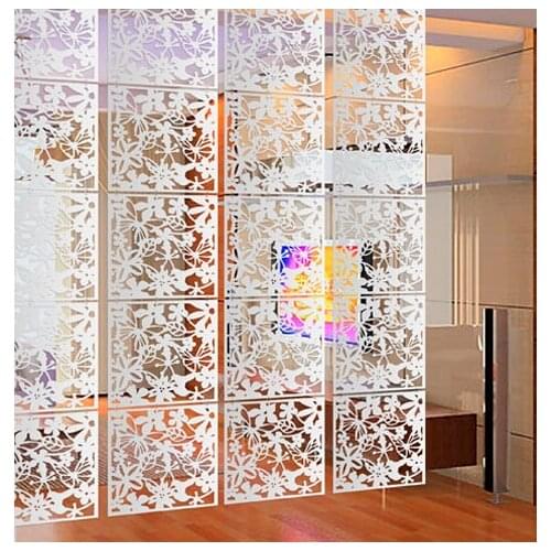 6pcs butterfly wall hanging screen partition living room curtain screen partition living room folding screen home decoration