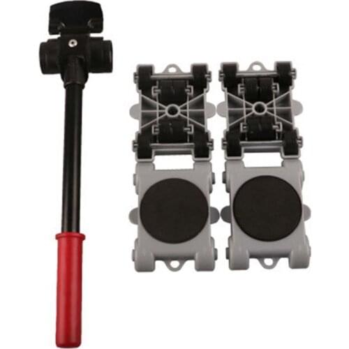 8pcs Furniture Mover Tool Set Transport Shifter Lifter Wheel Heavy Stuffs Moving