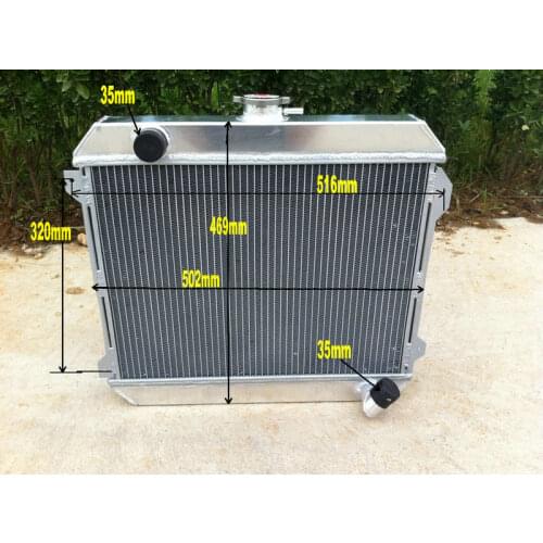 Aluminum Radiator For Nissan 1975-1979 Stanza Datsun 620 3 ROW MT New 2.0L