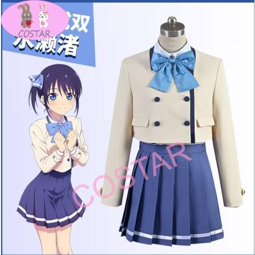 Anime! Kanojo Mo Kanojo Minase Nagisa School Uniform Cosplay Costume Halloween Party Role Play Outfit Dailydress Women 2021 NEW