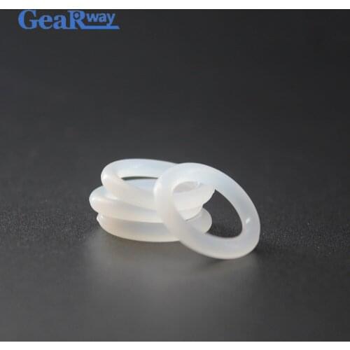 White Silicon O Ring Seals 2.65mm CS Food Grade O Ring Silicone 6/7.1/7.5/8/18/19/20mm ID VMQ O Ring Rubber Silicone Gasket