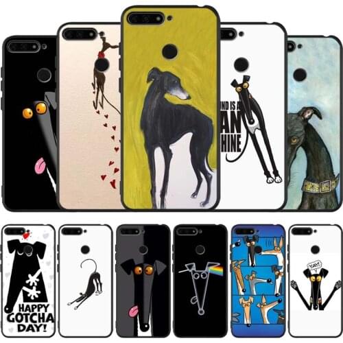 Greyhound Semaphore black Silicone Phone Case For honor 30 20 Pro 8 8X 9 10 20 Lite Mate 10 20 30 Lite Pro cover