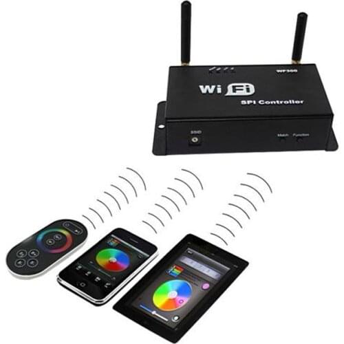DC5-24V RF WiFi LED Controller, RGB Strip Controller For Android Or IOS System Mobil Phone,for Touch Panel Remote