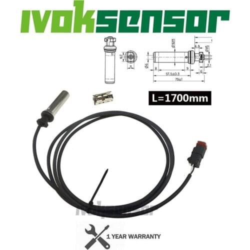 DT 6.61909 ABS Sensor Wheel Speed Sensor L=1700mm For Man Renault Volvo Scania 4410329950 1531361 20723702 5010457874 7421363474