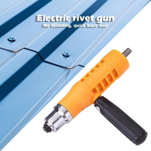Electric Rivet Nut Gun Insert Nuts Riveting Tool Cordless Riveting Drill Adapter Three-Piece Structure and No Stuck