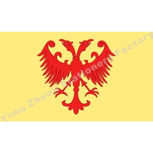 Serbian Empire reconstruction 1371 Flag 150X90cm (3x5FT) 120g 100D Polyester Double Stitched High Quality Banner Free Shipping