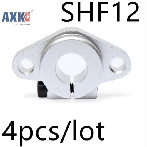 Hot Sale! 4pcs/lot SHF12 12mm bearing shaft support for 12mm rod round shaft support diy XYZ Table CNC Router