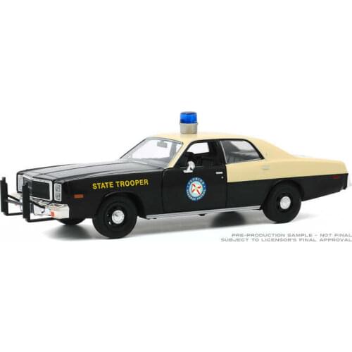 GreenLight 1:24 1978 Plymouth Fury STATE TROOPER Police car Collect die-cast metal car models