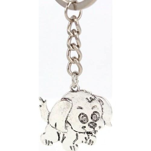 Hzew cute Pugs dog key chains dogs keychain gift