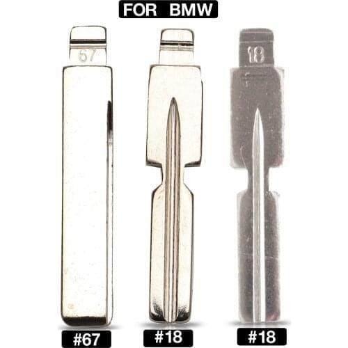Kutery10PCS/LOT Folding Remote Car Key Blade For BMW E81 E46 E39 E63 E38 E83 E53 E36 E85 HU58 HU92 KD Key Blank Replacement