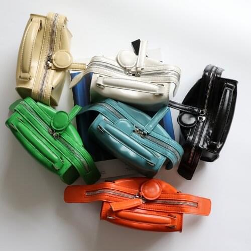 Leather Shoulder Bags Ladies Luxury Handbags Designer Famous Brand Bags For Women 2021 Small Snapshot Camera Crossbody Bags