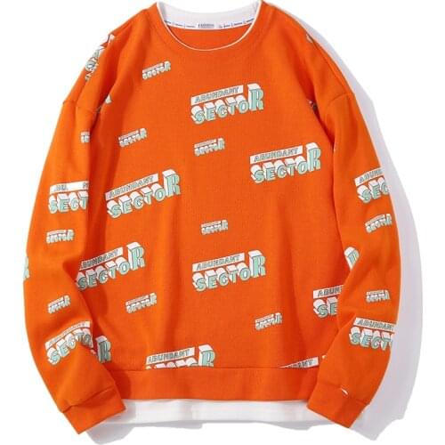 2021 Spring and Autumn Fashion Pullover Mens Couple Harajuku Loose Casual Sports Mens Round Neck Pullover Men