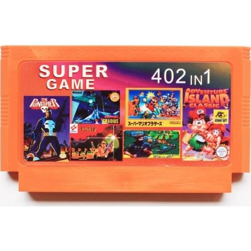 New 8bit Game card Best gift for children - 402 In 1