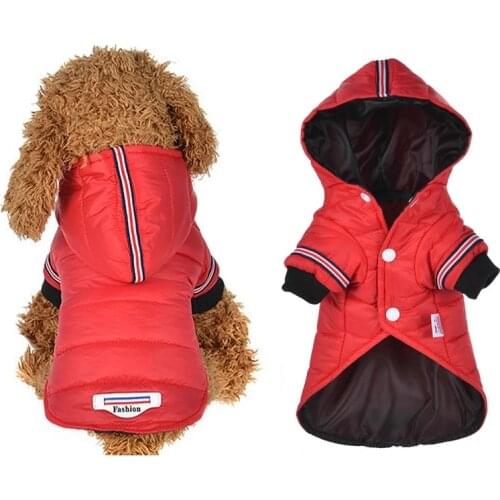 Dog Clothes Winter Warm Pet Dog Jacket Coat Puppy Chihuahua Clothing Hoodies For Small Medium Dogs Puppy Yorkshire Outfit XS-XL