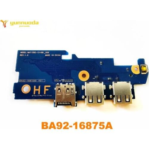 Original for SAMSUNG NP500R3M 500R3M power botton usb wlan board BA92-16875A tested good free shipping