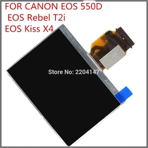 Original new SLR 550D LCD Display Screen For CANON EOS 550D EOS550D lcd With Backlight camera repair parts free shipping