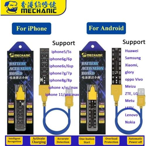 MECHANIC Battery charging activation panel for Iphone 5-11promax and Android mobile phone DC power supply activation board
