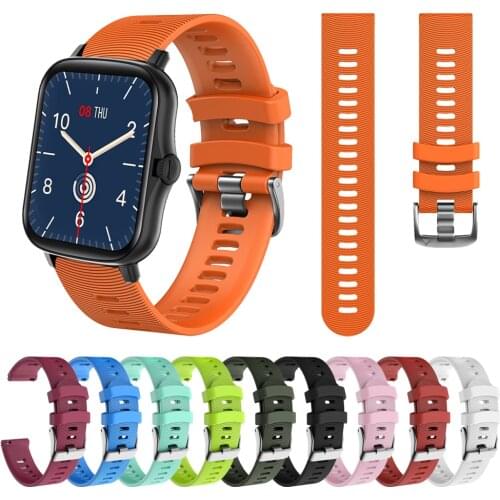 20mm Easyfit Sports Silicone Strap For COLMI P8 Plus P8 Pro P8 SE P9 P12 Band Wristband Bracelet Watchband Replace Accessories