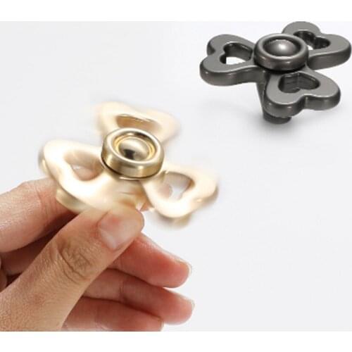 Modern simple creative stain brass Spin Gyro kitchen cabinet dresser door handle gary drawer tv cabinet cupboard knob pull