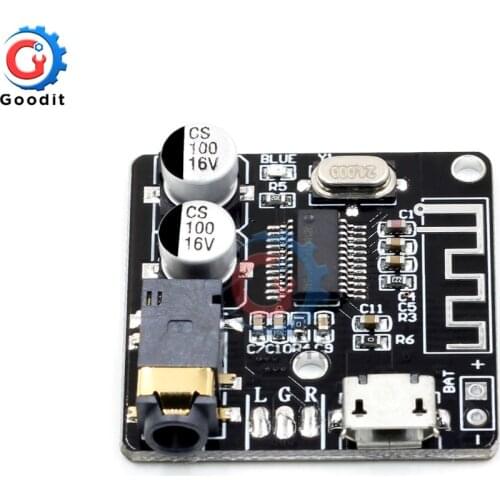 VHM-314 Audio Receiver Module MP3 Lossless Decoder Board 3.7-5V Wireless Stereo Music Decoding Amplifier Board Bluetooth5.0/4.1