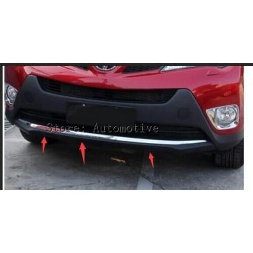 High quality Chrome Front Grille Around Trim Racing Grills Trim For 2014 2015 2016 for Toyota RAV4