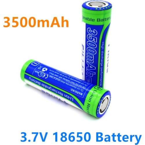 100% New 18650 3500mAh Battery 3.7V 30A High Discharge 18650 Rechargeable Batteries for Flashlight Tools Battery