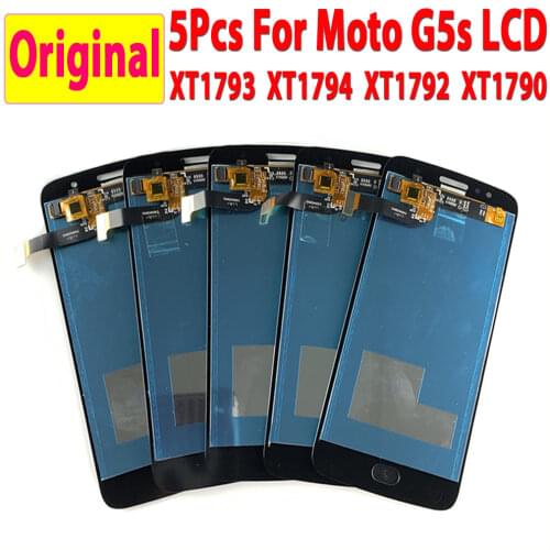 5 Piece/lot 5.2" Display For Motorola Moto G5S LCD Touch Screen Digitizer Assemble For Moto G5S XT1793 XT1794 XT1792 LCD