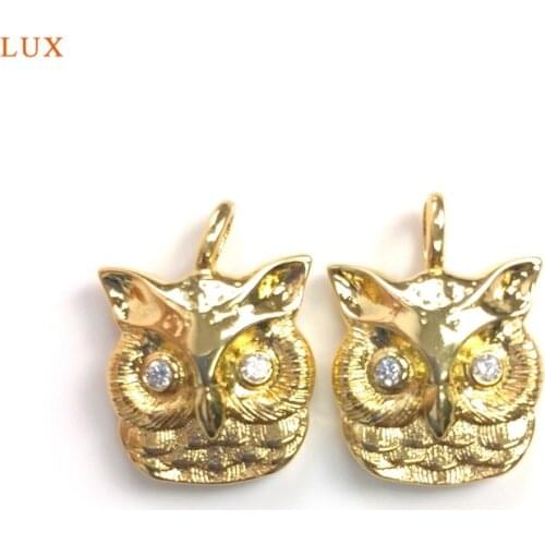 5pcs Gold Owl Pendant Necklace For Women Owl Pendant Wisdom Charm Birthday Gift Graduation Gift Tiny Owl Bird Charm Owl Jewelry