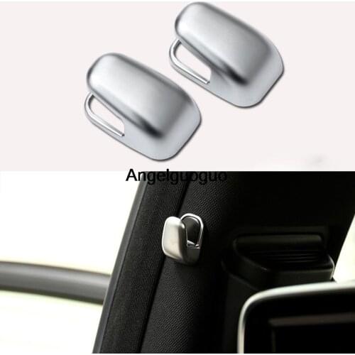 Angelguoguo Car B pillar hook decoration cover cap for Mercedes-Benz E S CLS Class