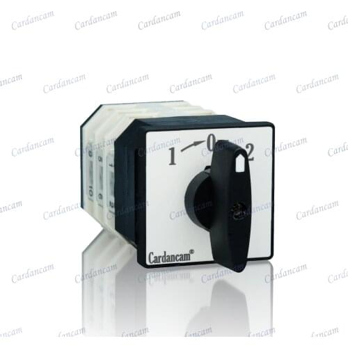 Cardancam Universal Switch TW21(LW12-16)Rotary universal cam switches 16A 1-0-2 Reset