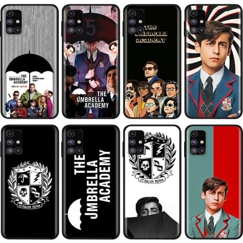 Umbrella academy For Samsung Note 20 10 8 9 M02 M31 S M60S M40 M30 M21 M20 M10S F62 M01 Ultra Pro Plus Phone Case