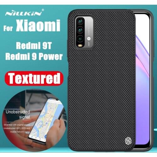 Nillkin for Xiaomi Redmi 9T Cover Redmi 9 T 9 Power case back cover Textured protective Nilkin nylon fiber TPU PC cases
