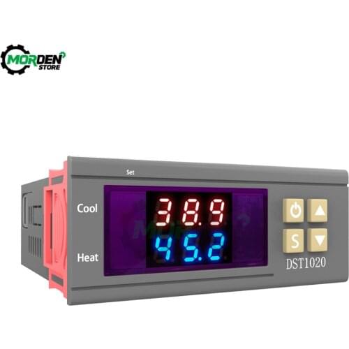 DST1020 DC 12V-72V AC 110-220V Digital Thermostat Humidistat Humidity Temperature Controller Regulator Hygrometer Meter