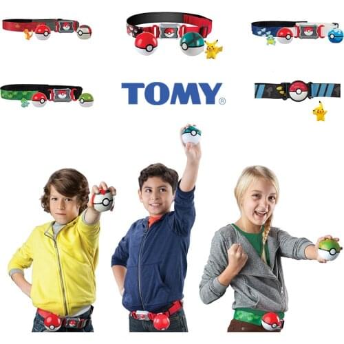 TAKARA TOMY Pokemon Go Game Charizard Pikachu Figurine Pokemon Clip N GO Carry Poke Ball Belt Set PVC Action Figure Toys Anime