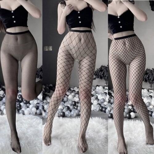 Hot Selling Womens Long Sexy Fishnet bobystockings Fish Net Pantyhose Mesh Stockings Skin Thigh High Womens stockings