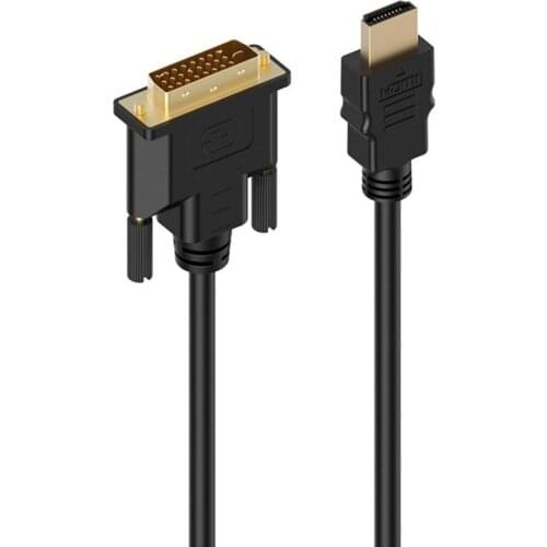HDMI to DVI-D Adapter Video Cable-HDMI Male to DVI Male to HDMI to DVI Cable 1080p High Resolution LCD and LED Monitors
