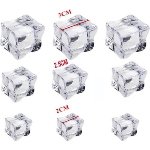 Square Transparent Acrylic Bar Decoration Ice Cubes
