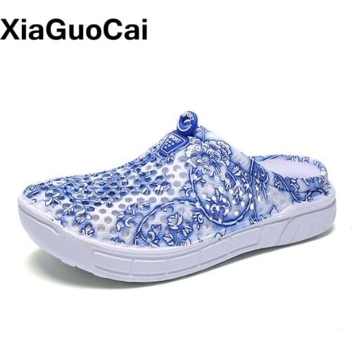 Summer Women Slippers Clogs Breathable Home Slippers Female Beach Sandals Waterproof Anti-Slip Flip Flops For Women Mules New